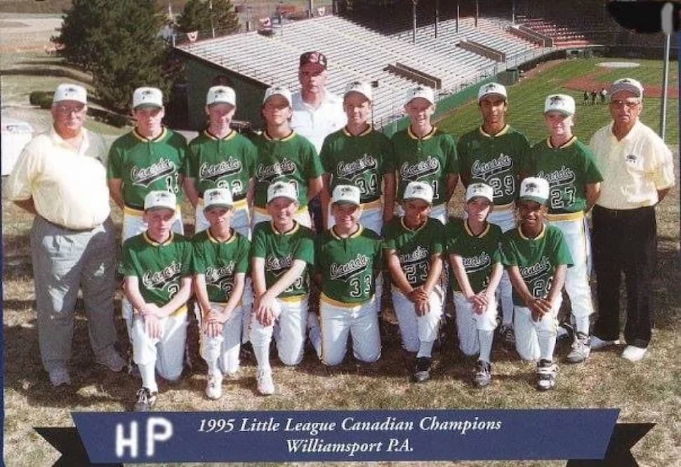 The 1995 High Park Little League Canadian champions in Williamsport, Pennsylvania